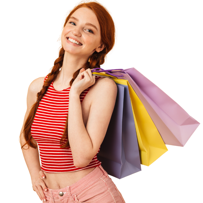 girl shopping pic